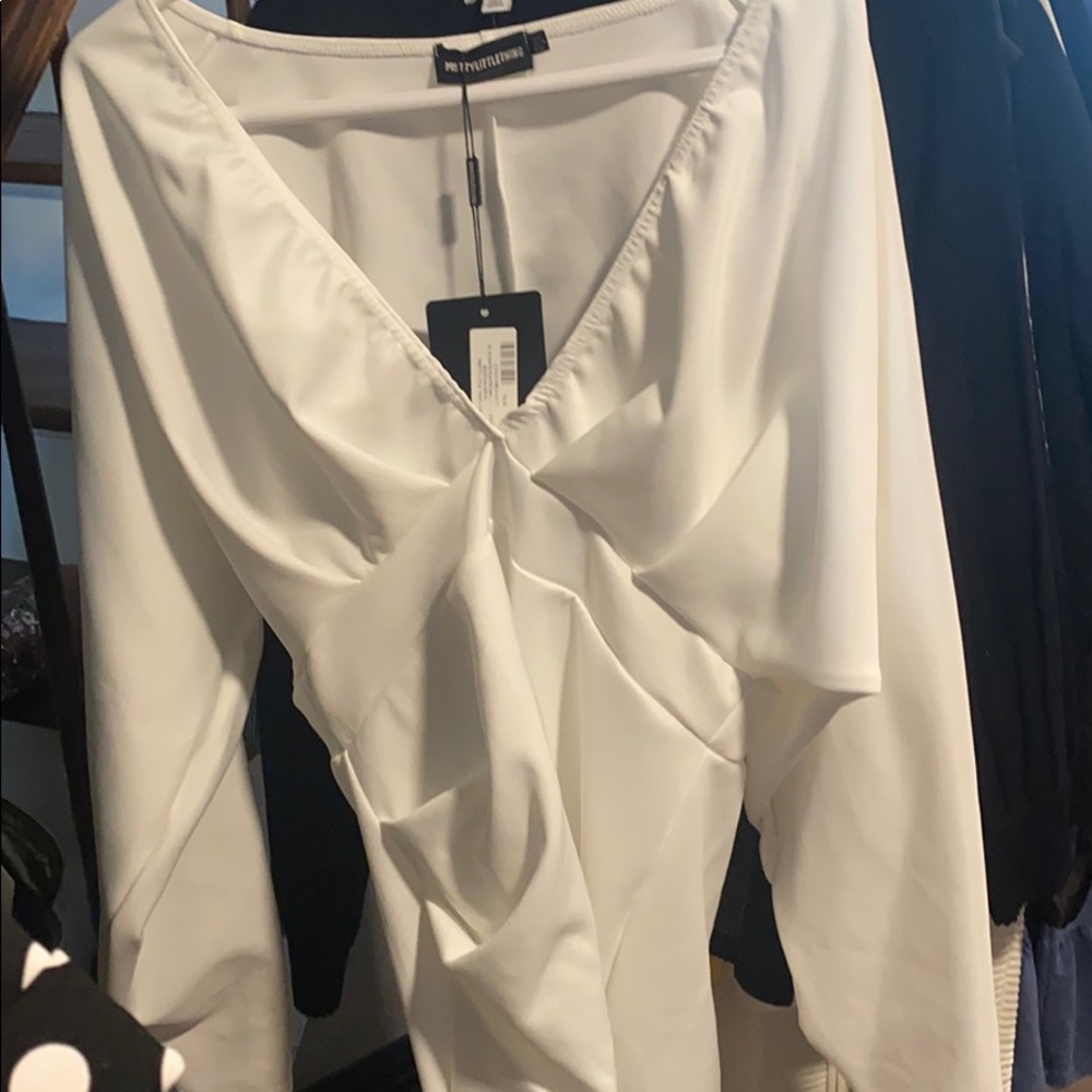 Brand new body con white dress